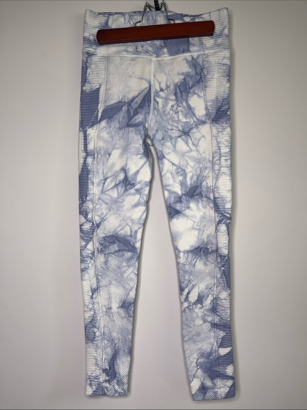 Offline By Aerie Blue Tie-Dye Seamless Leggings